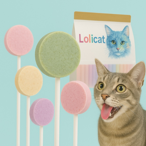 LOLICAT™ – Friandises bien-être en forme de sucette pour chats (10 pièces)