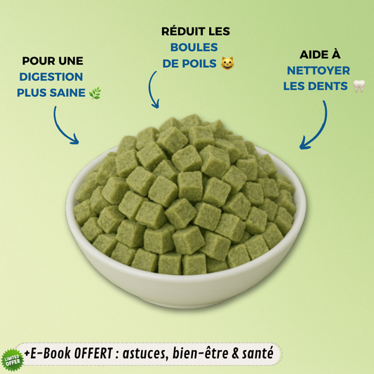 GREENBITE™ CUBES – Les bouchées bien-être pour un chat en pleine forme (60g)