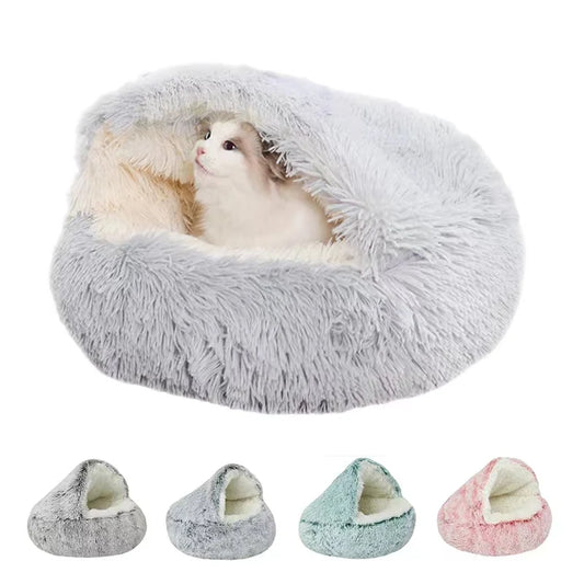 COSYCAVE™ — Lit douillet pour animaux en peluche