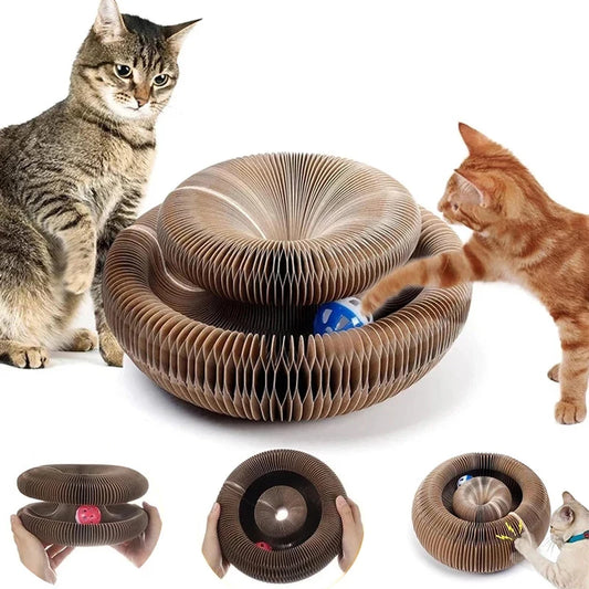 CURLZY™ — Griffoir en spirale adaptable pour chats